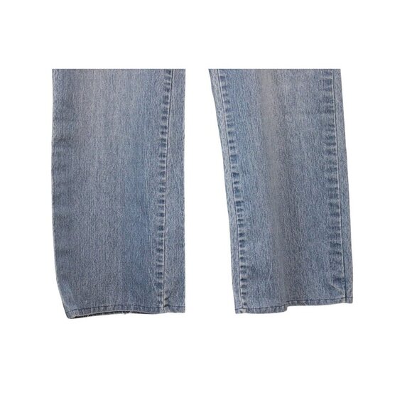 Vintage Y2K No Boundaries Jeans Size 15 Wide Leg Mid Rise Light Wash Denim - Picture 4 of 11